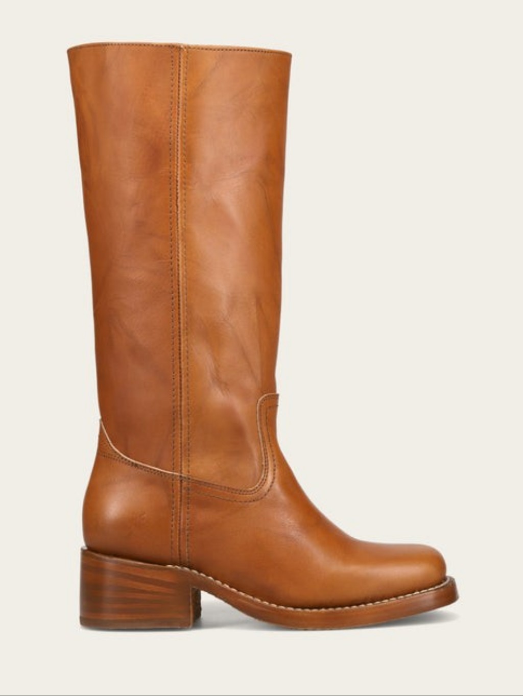 Nib Frye Campus 14l Boots In Saddle, Size 10